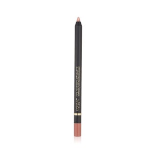 LOral Paris Colour Riche Matte Lip Liner in Matte's It black and brown mauve lip pencil on white background